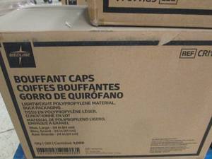 case of bouffant caps 1000 in case...