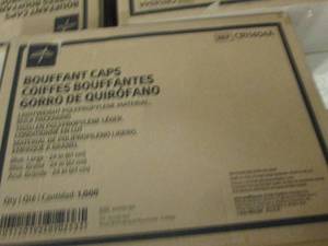 case of bouffant caps 1000 in case...