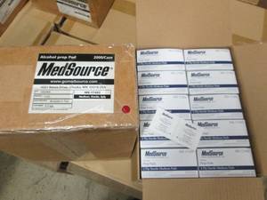 2 cases of medsource alcohol prep p...