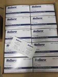 2 cases of medsource alcohol prep p...
