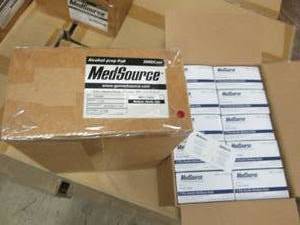 2 cases of medsource alcohol prep p...