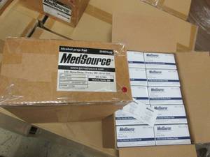 2 cases of medsource alcohol prep p...