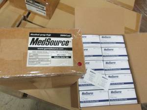2 cases of medsource alcohol prep p...