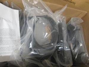 case of 100 3d printed face shields...