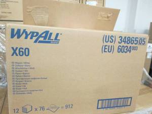 case of wypall x60 towels 12 packag...