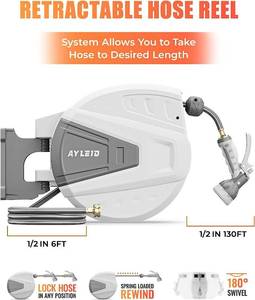 Ayleid Retractable Garden Hose Reel
