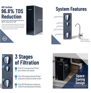 Pentair OMNIFilter Quick Connect 3-Stage Tankless Reverse Osmosis System