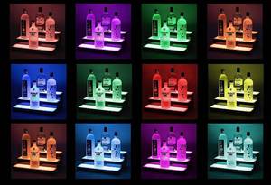 Boss Premium Bar USA Lighted Bar Shelf Display