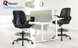 Razzor Drafting Tall Ergonomic Office Chair