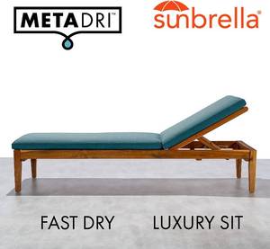 Metadri Chaise Lounge Outdoor Cushion