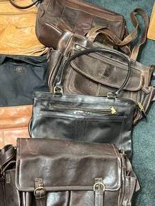 lot 88 image: Lot of Black and Brown Purses