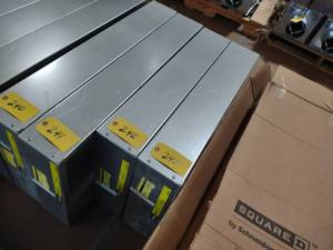 lot 243 image: Square D Model MH32BE Panel Box...