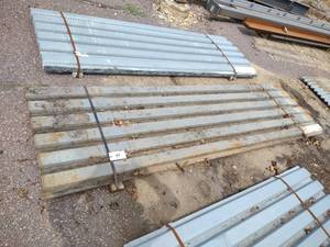 lot 44 image: (3) 36 x 10 Steel Sheets...