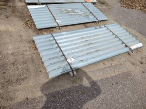 lot 46 image: (8) 36 x 611 Steel Sheets...