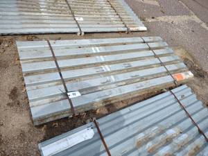 lot 48 image: (4) 36 x 7 Steel Sheets...