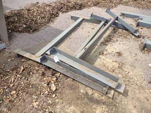 lot 50 image: (3) Angle Iron Weldments, 4x4x14 A...