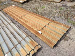 lot 37 image: (8) 36 x 163 Steel Sheets & (8) ...