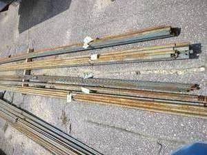lot 91 image: (10) 1x1x18 Angle Iron...
