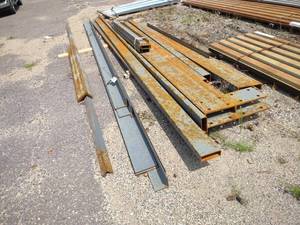 lot 93 image: Assorted Channel Iron, Angle Iron, ...