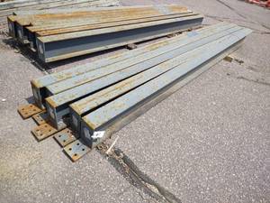 lot 67 image: (5) I-Beams, Approx. 10x6x14, 131...