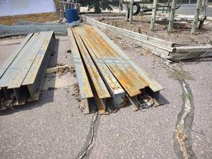 lot 68 image: (7) I-Beams, Approx. 10x6x14, 131...