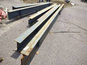 lot 69 image: (5) I-Beams, Approx. 13 34x6 58x1...