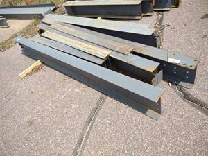 lot 73 image: (8) I-Beams, Approx. 12 38x6 12x1...