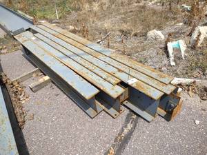 lot 74 image: (6) I-Beams, Approx. 12 38x6 12x1...