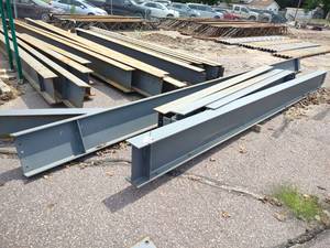 lot 75 image: (5) I-Beams, Approx. 16x7x516. 26...