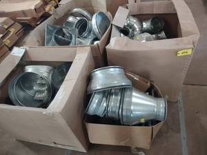 lot 456 image: Assorted Duct Parts in (4) Boxes...