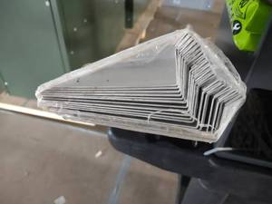 lot 466 image: Aluminum Flashing, (21) 4.5x1.25x...