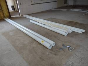 lot 483 image: Assorted PVC Pipes, 1-6...