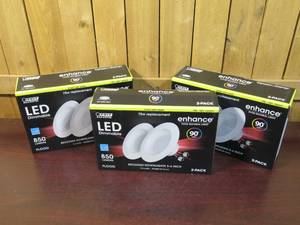 lot 39 image: Feit Electric Recessed Downlights 5-6 inch 75w Replacement 3-2 packs (6 total)