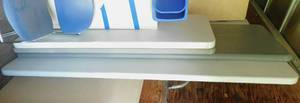 lot 32 image: 8 Foot x 30 Inch Folding Table - Gray