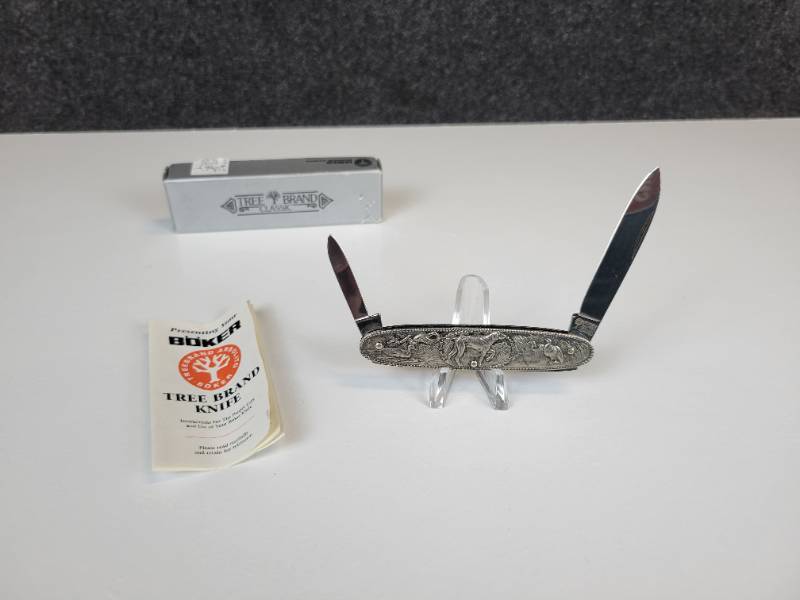 Vintage Boker Tree Brand Classic 2 Blade Pocket Knife  NICOLLET, MN - Knife  Collection - Includes W.R. Case & Sons, Schrade, CAMILLUS Military Fighting  Knife and Victorinox Knives - HOT WHEELS