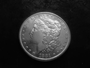 1881 S Morgan Silver Dollar