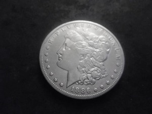 1886 O Morgan Silver Dollar