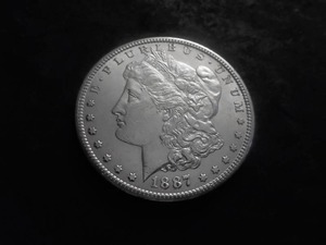 1887 S Morgan Silver Dollar