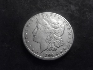1890 CC Morgan Silver Dollar