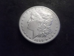 1890 S Morgan Silver Dollar
