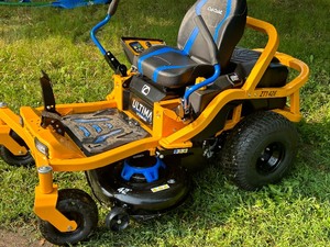 lot 1 image: Cub Cadet Ultima Electric Zero-Turn Lawn Mower