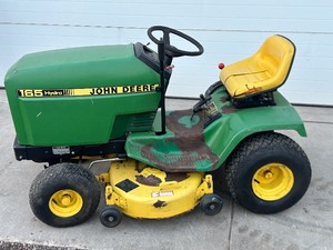 lot 3-A image: John Deere 165-Hydro Lawn Tractor