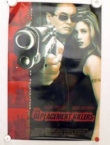 lot 20 image: 1999 The Replacement Killers Double Sided Original Movie Theater Poster