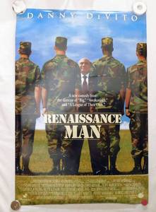 lot 44 image: 1994 Renaissance Man Double Sided Original Movie Theater Poster