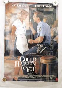 lot 42 image: 1994 It Could Happen To You Double Sided Original Movie Theater Poster