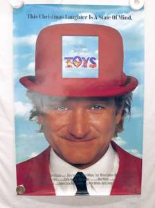lot 9 image: 1992 Toys Double Sided Original Advance Movie Theater Poster
