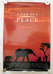 lot 14 image: 1993 Walt Disney Pictures A Far Off Place Double Sided Original Movie Theater Poster