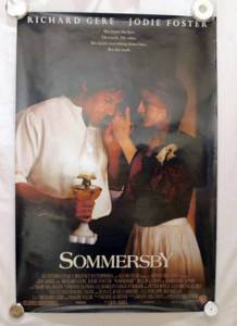 lot 41 image: 1993 Sommersby Double Sided Original Movie Theater Poster
