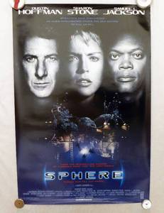 lot 50 image: 1998 Sphere Double Sided Original Movie Theater Poster