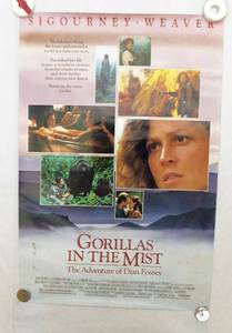 lot 45 image: 1988 Gorillas In The Mist Double Sided Original Movie Theater Poster